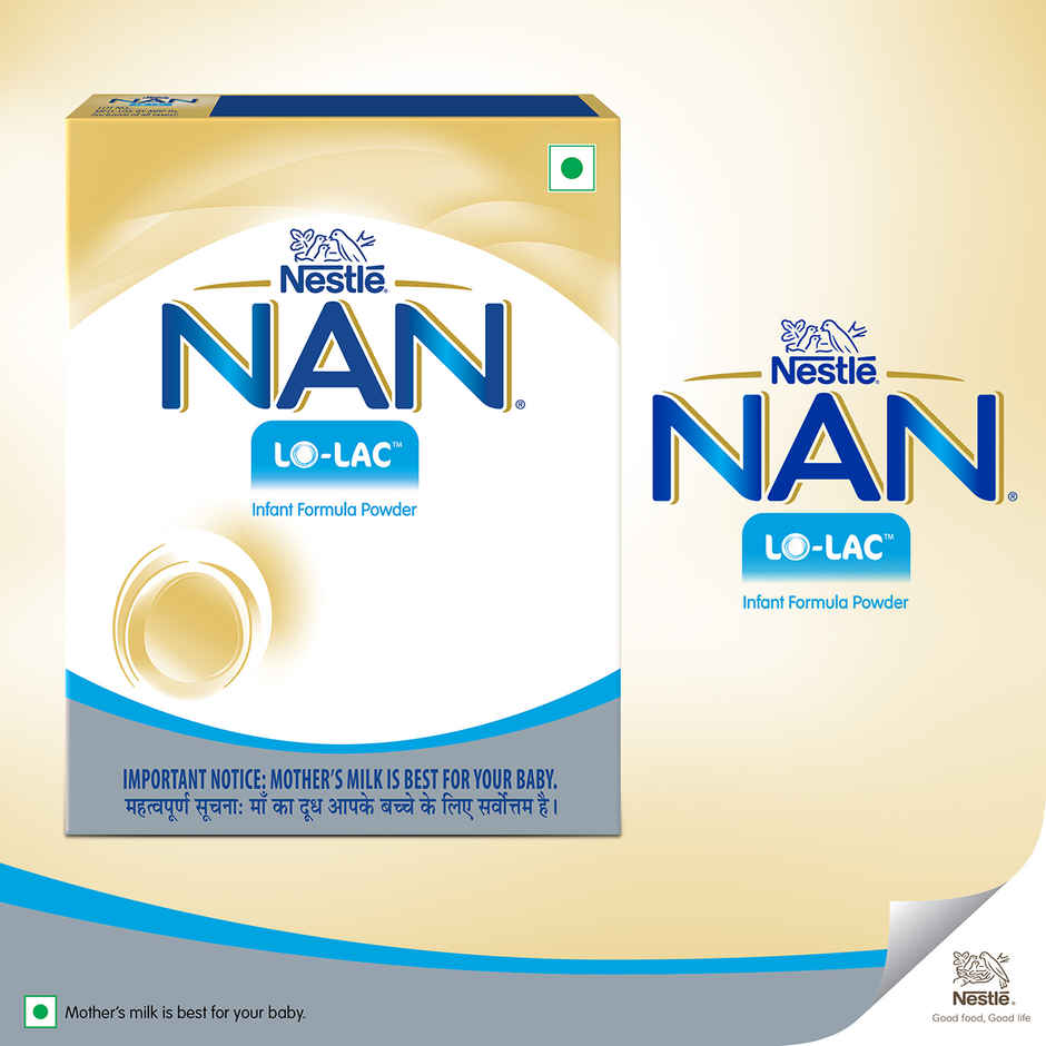 Nestle Nan Lo-Lac Baby Milk Powder For Infants From Birth Onwards Bag-In-Box Pack