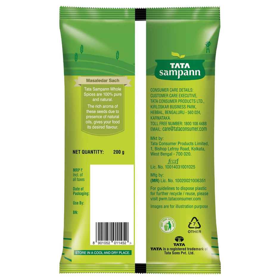 Tata Sampann Whole Spices Mustard Small Seeds, Pure & Natural Whole Spices, Rich Aroma,