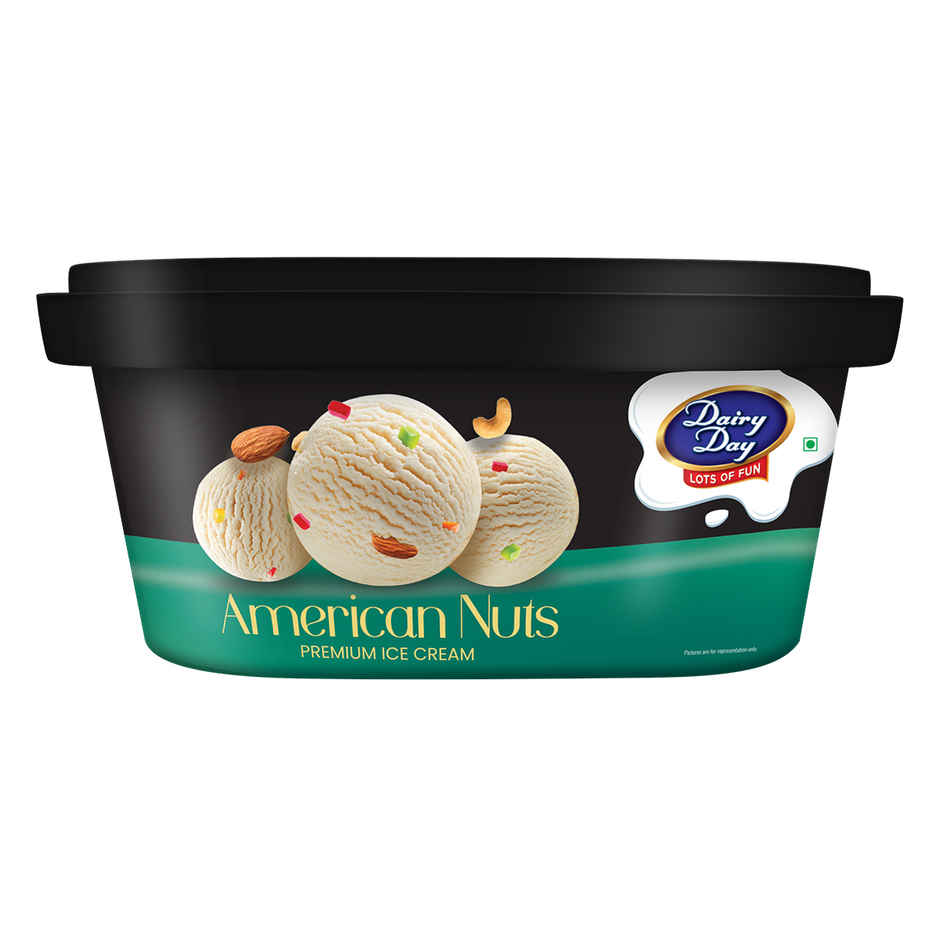 Dairy Day American Nuts Ice Cream Tub | Creamy & Nutty