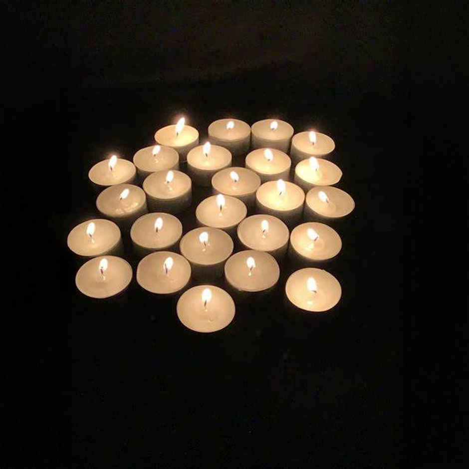White Tealight Candles | Pack Of 9 | Home Decor | Se7en