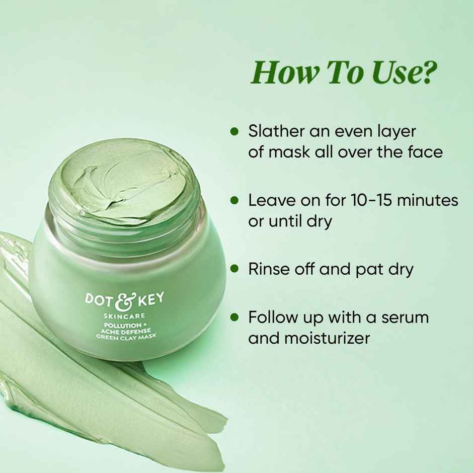 Dot & Key Pollution + Acne Defense Green Clay Mask