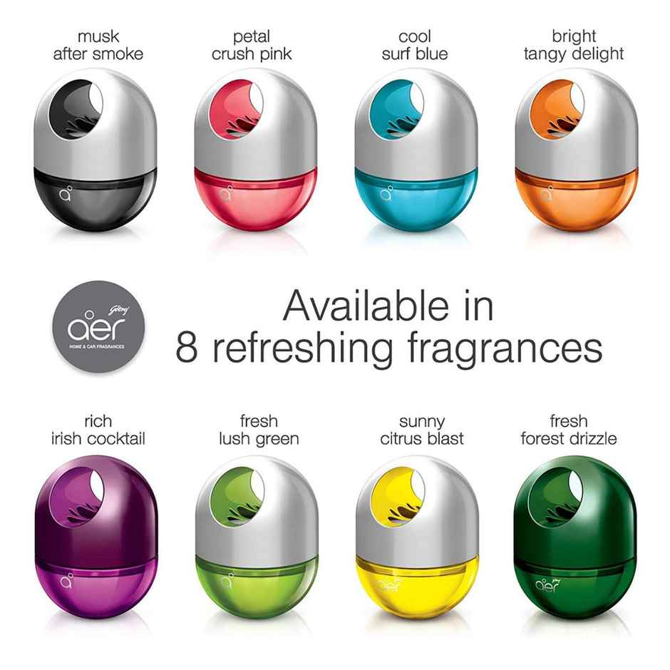 Godrej Aer Twist Car Air Freshener Gel Car Accessories Cool Surf Blue