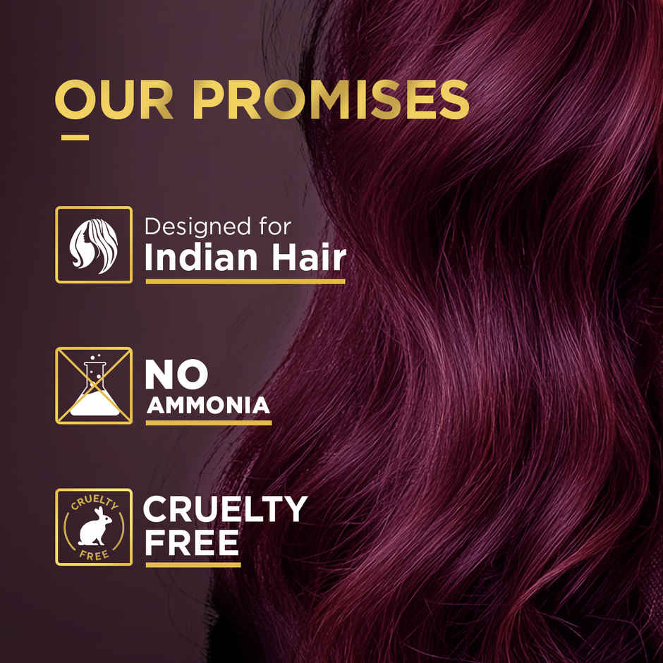 Bblunt Salon Secret High Shine Conditioning Hair Colour | Wine Deep Burgundy