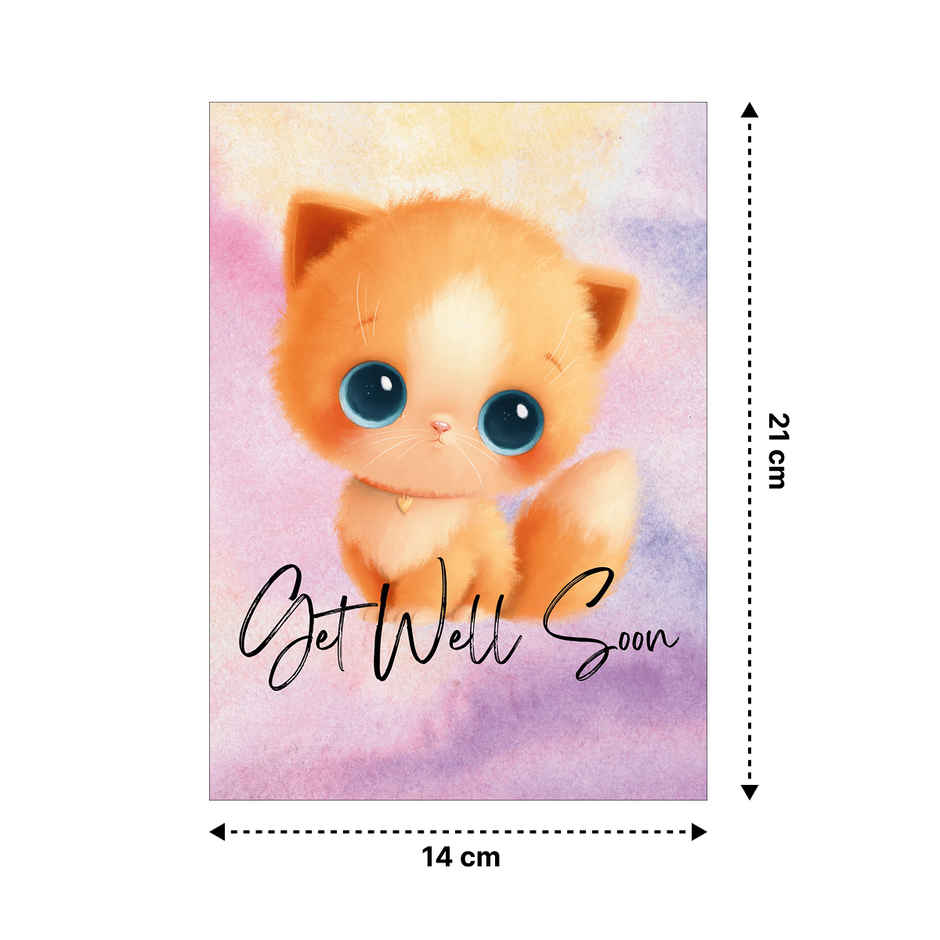 House Of Festivals Get Well Soon Greeting Card - Design 4