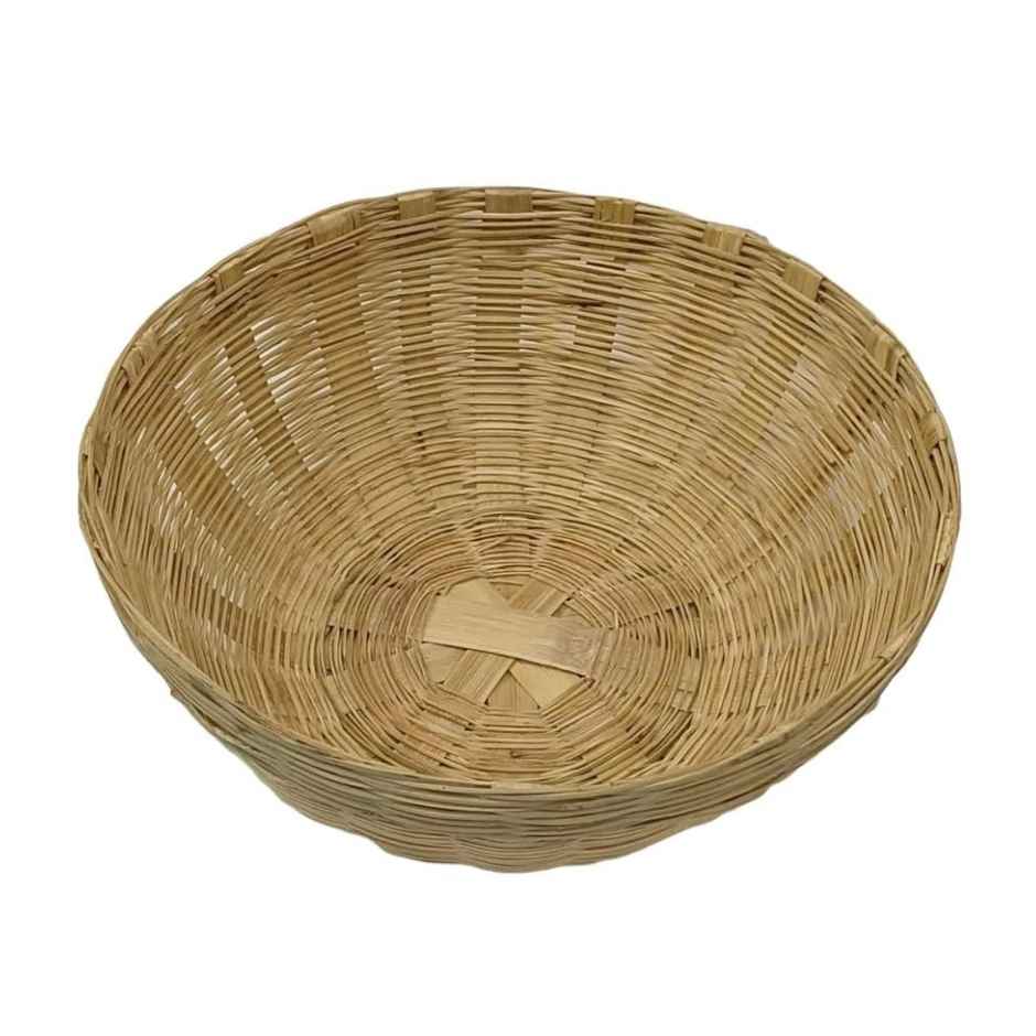 Divine Vibes Bamboo Daura | Basket For Chhath Puja - Used to store Fruit and Prasad