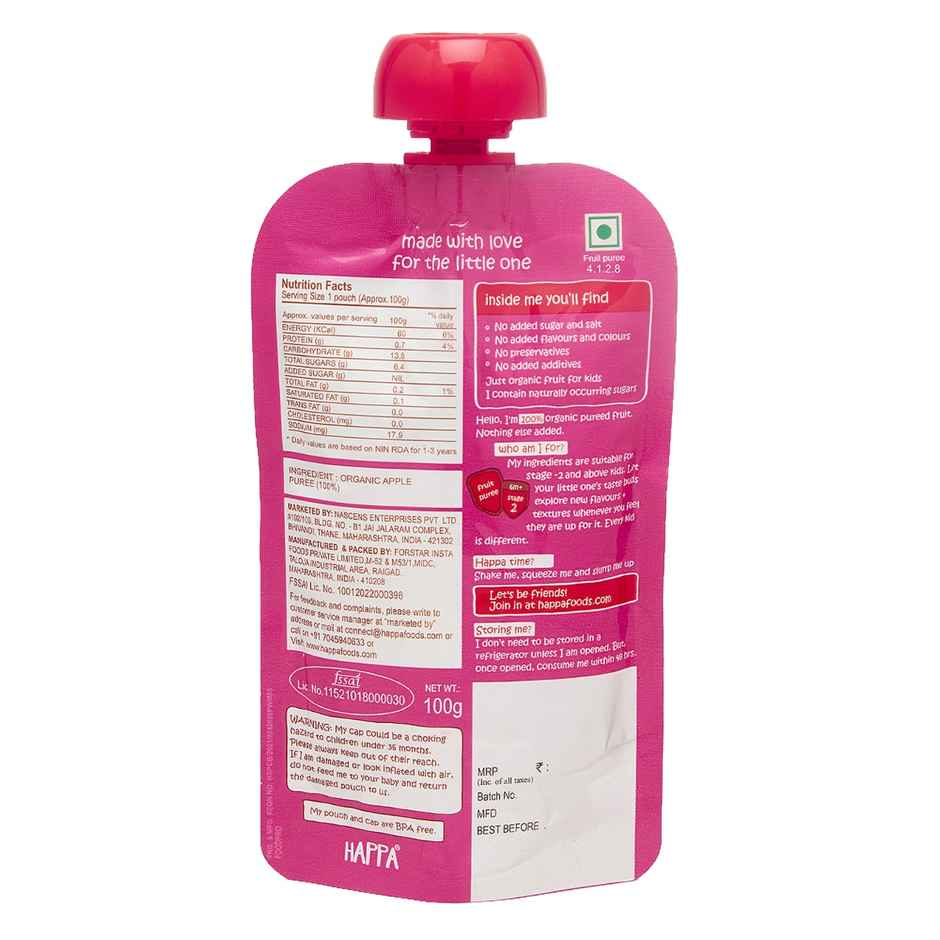 Happa Only Apple Puree