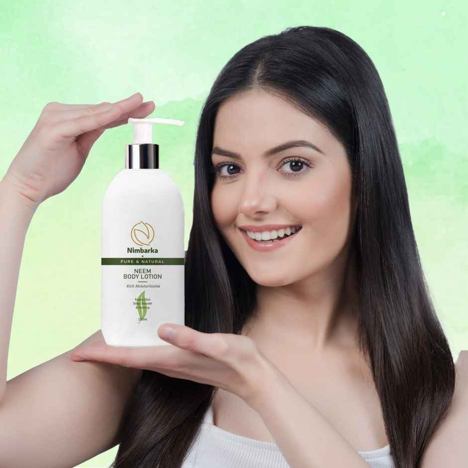 Nimbarka Neem Body Lotion Deep Moisturizing & Nourishing Formula Soothes & Protects Skin