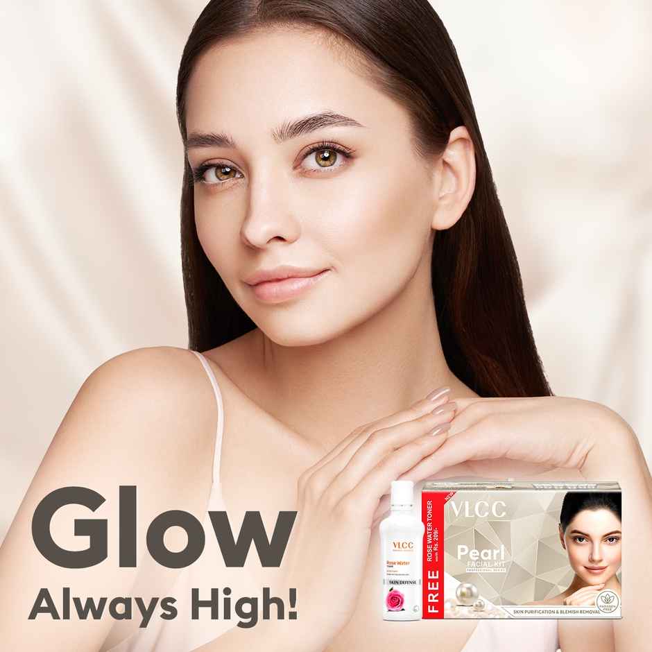 VLCC Pearl Facial Kit with Rose Water Toner