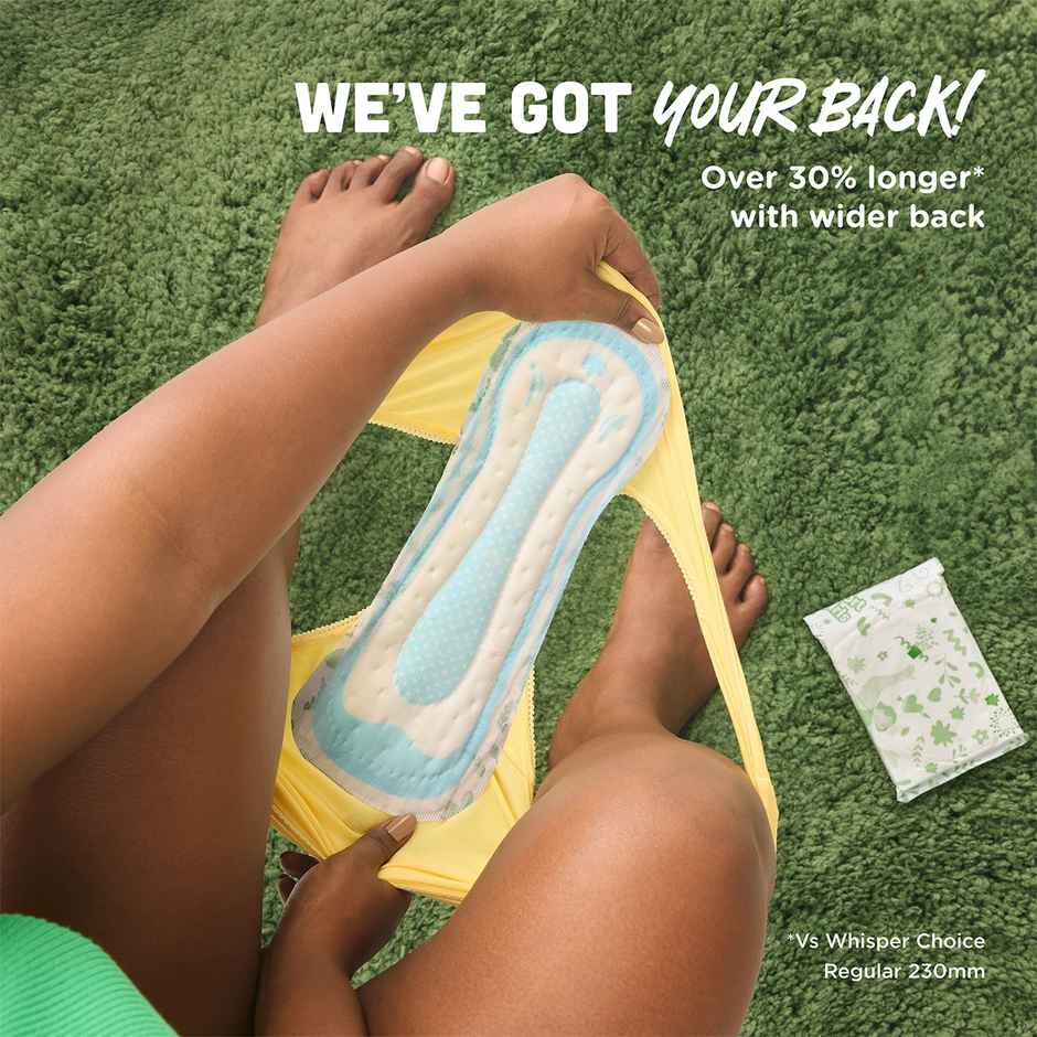 Whisper Ultra Clean Sanitary Pads | XL+ | 15 pcs