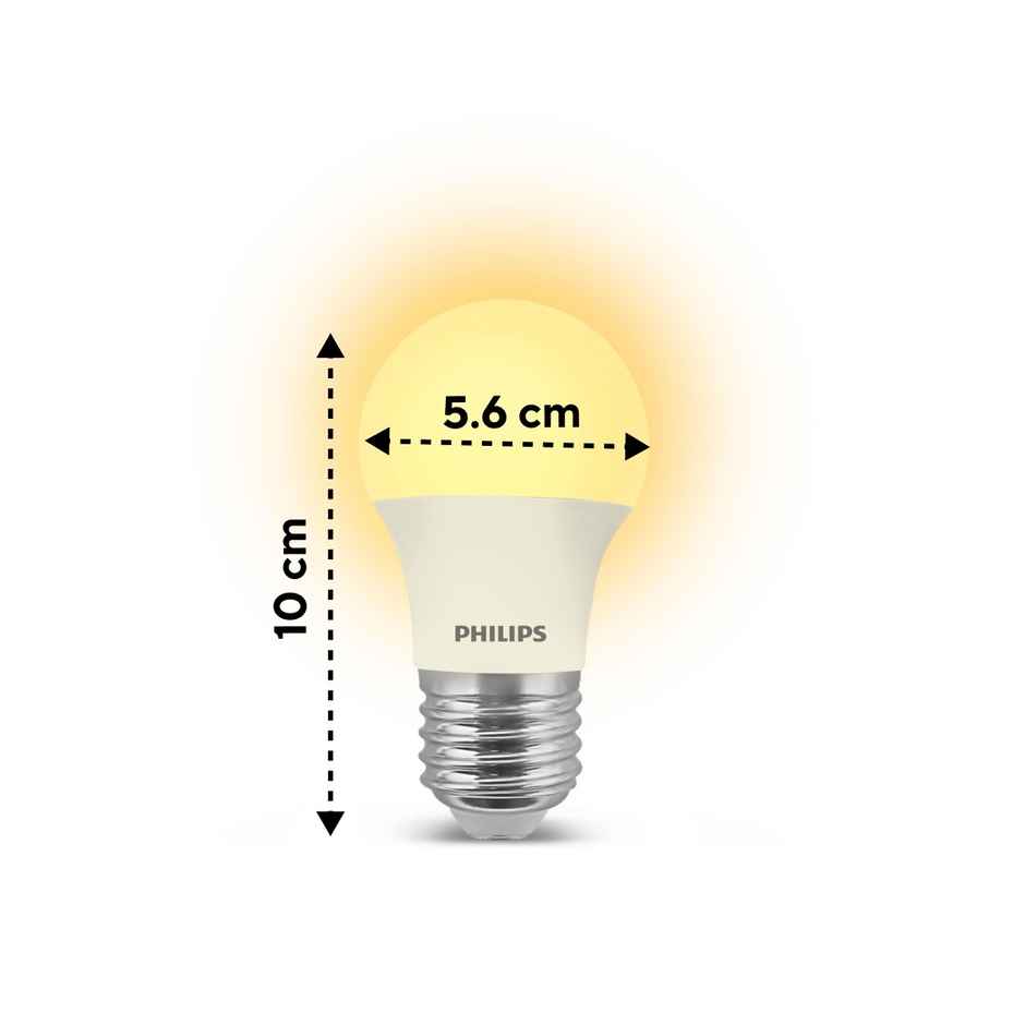 Philips Ace Saver 9 W Led Bulb, Golden Yellow | E27 Base Holder