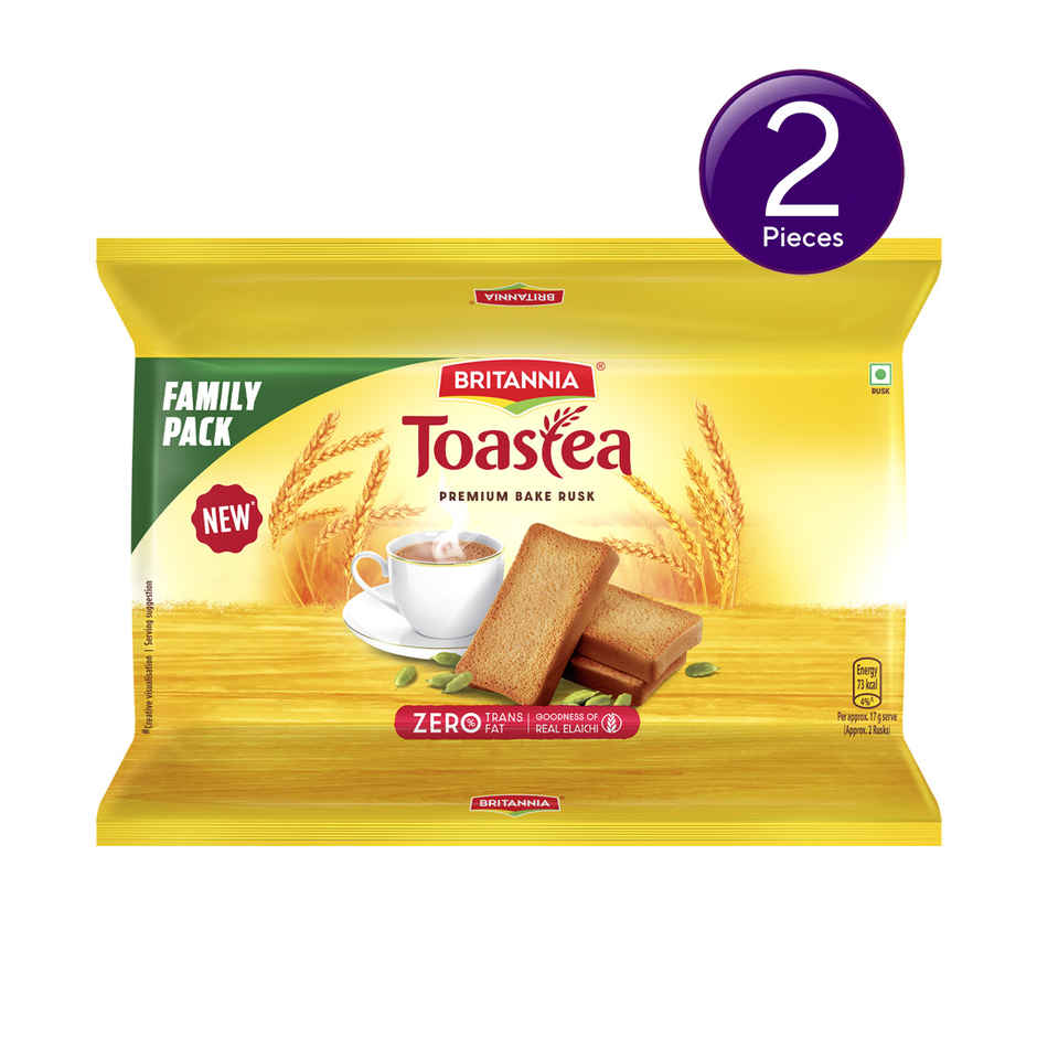 Britannia Toastea Bake Elaichi Rusk | Combo