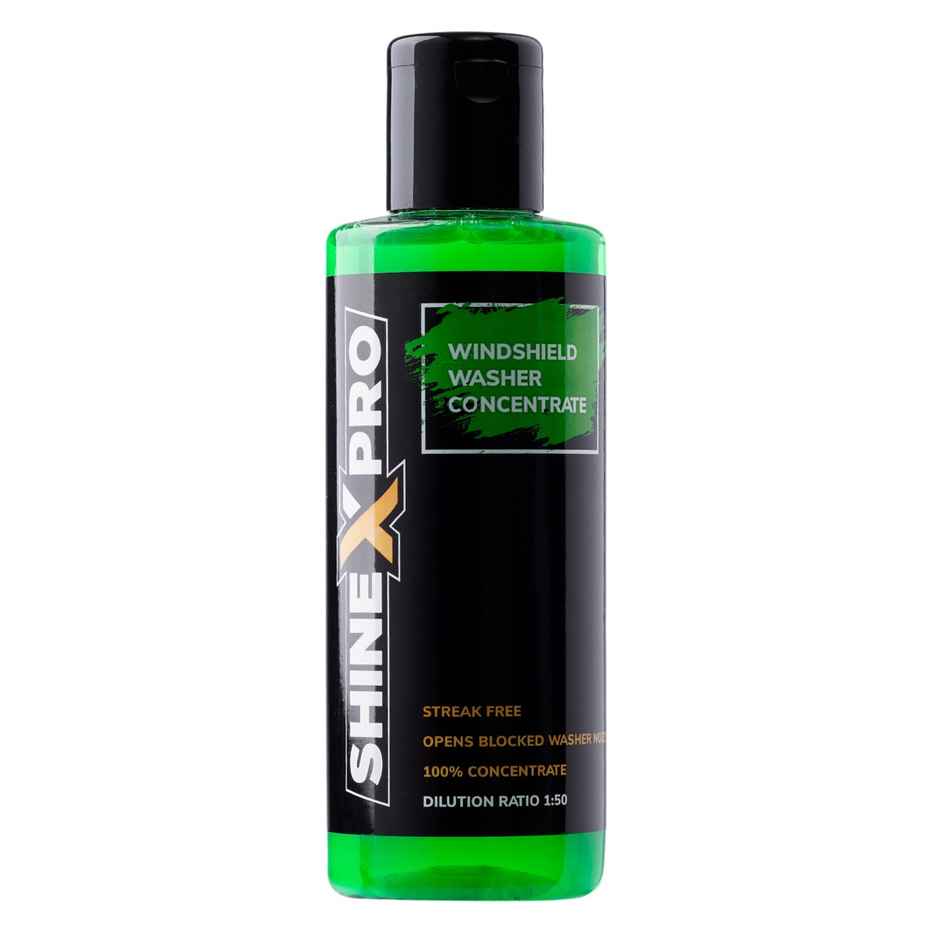 ShineXPro Windshield Washer Fluid For Car | Concentrate (1:50) | Streak Free | Softens Water