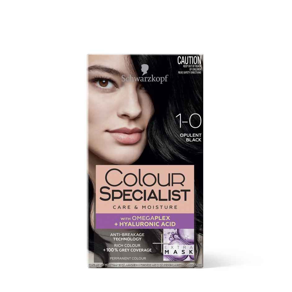 Schwarzkopf Colour Specialist Permanent Hair Colour 1-0 Opulent Black