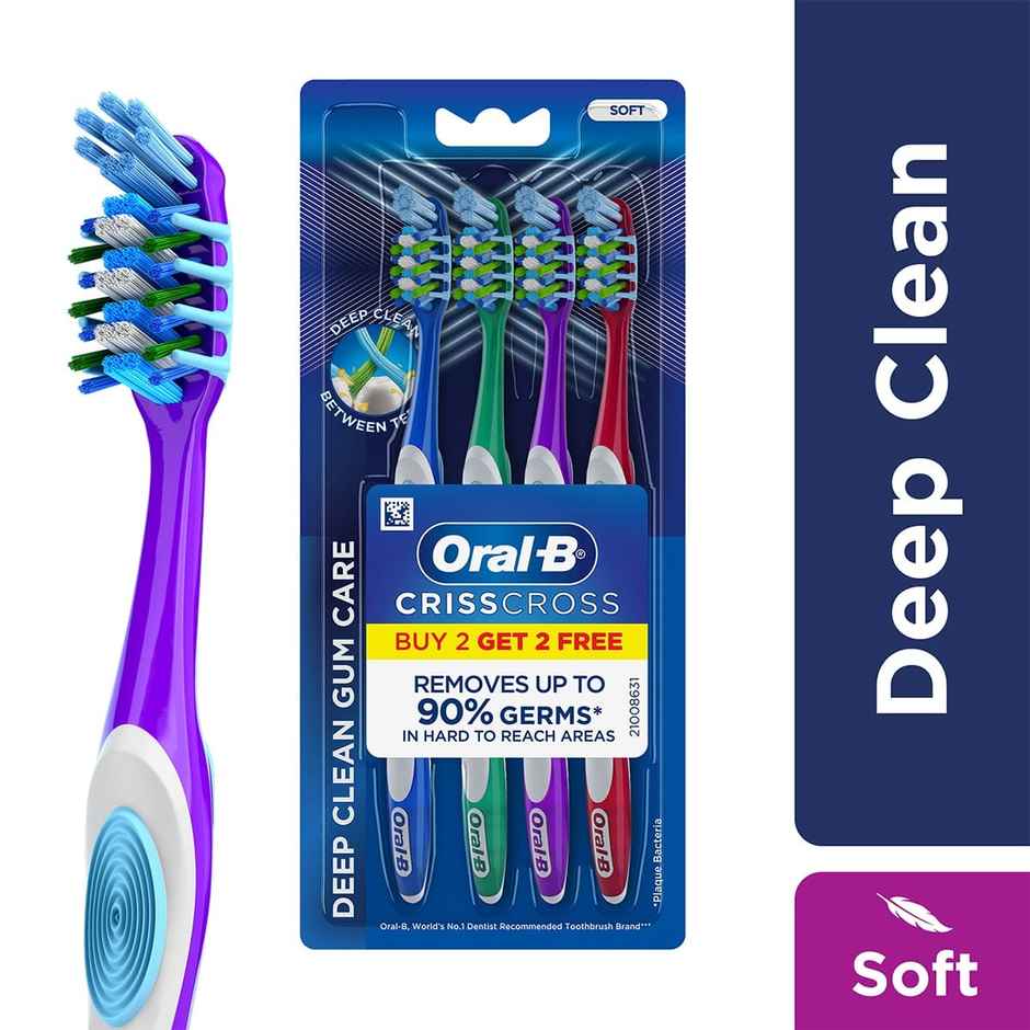 Oral B Criss Cross Gum Care Toothbrush Soft