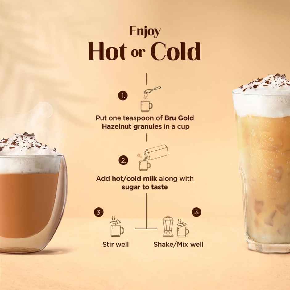 Bru Gold Freeze Dried Hazelnut