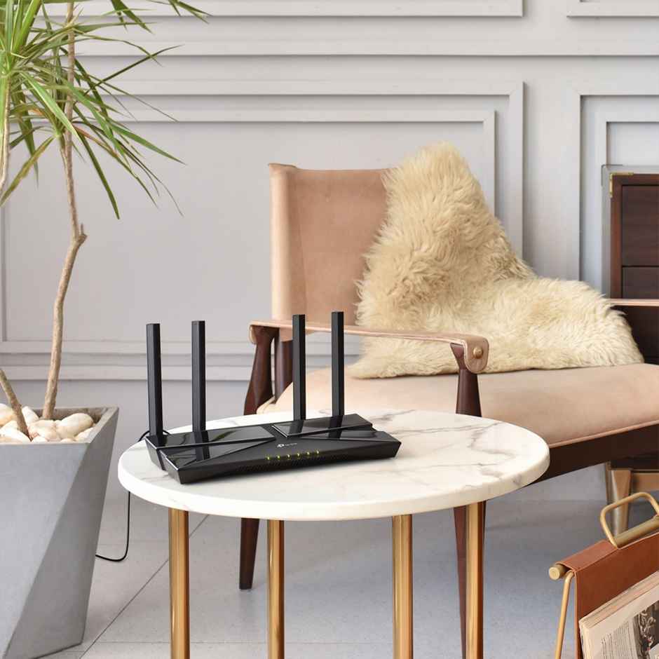 TP-Link Archer AX10 AX1500 Wi-Fi 6 Smart WiFi Gigabit Dual Band Router, Compatible with Alexa