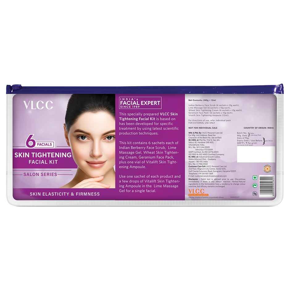 VLCC Salon Series Skin Tightening Facial Kit (6 Facials)