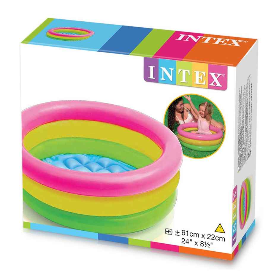 Hamleys Intex Sunset Glow Pool 3 Feet Water Play for Kids 12M+, Multicolour