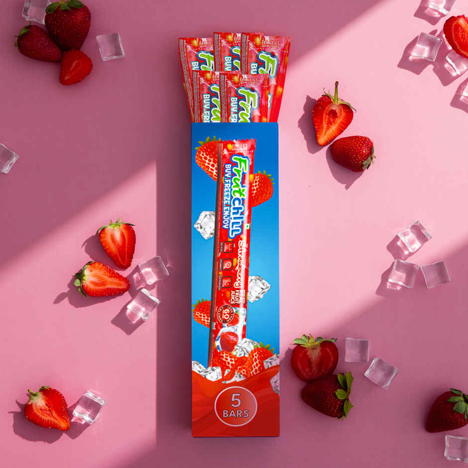 Fruitchill Strawberry Ice Pops/ Frozen Juice Bars