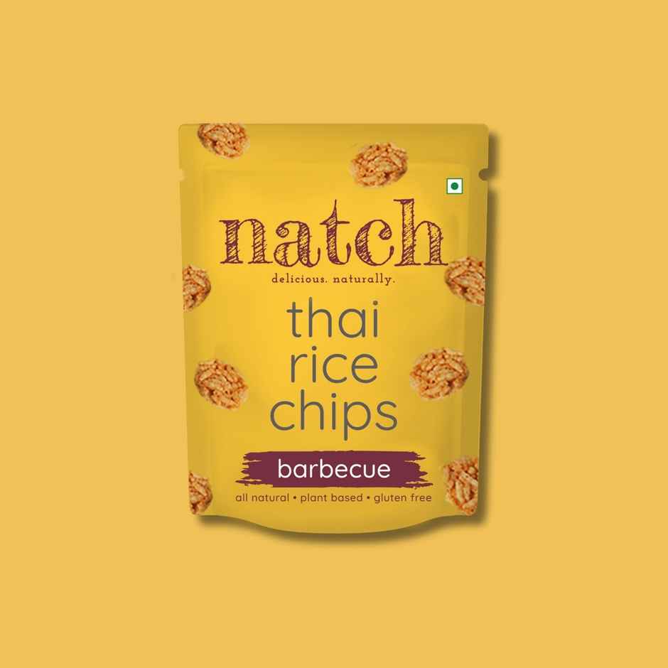 Natch Rice Chips Barbecue | Crispy Rice Snack