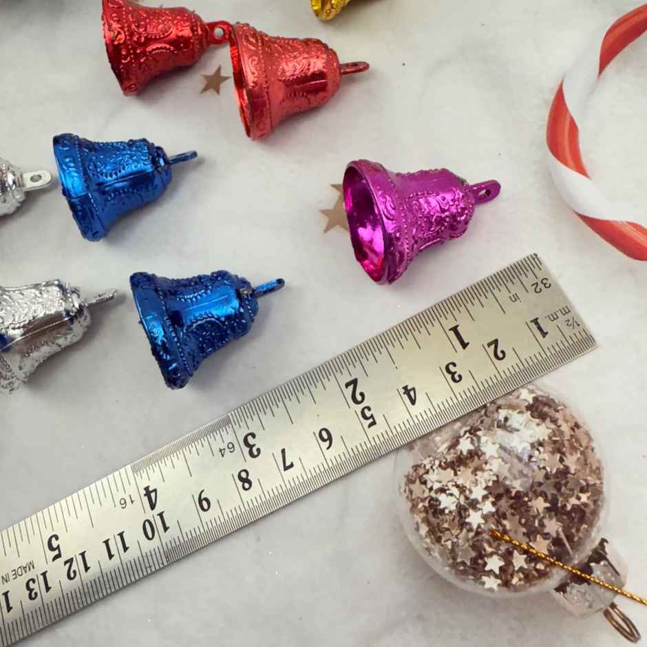 Christmas Mini Design Bell | 2.8 cm | Multicolour | Gullak