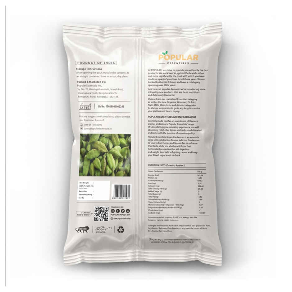 Popular Essentials Green Cardamom | Elaichi