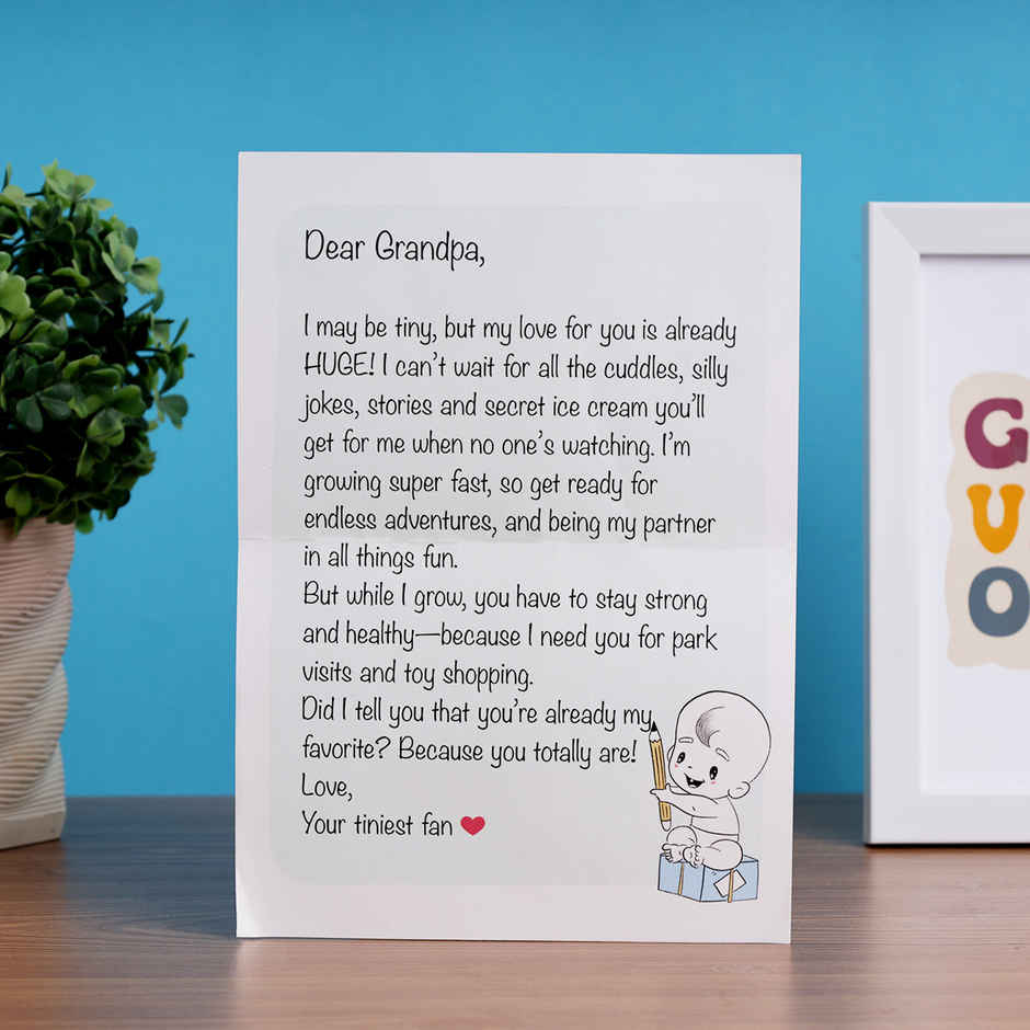 Happy Mail Letter For Grandpa