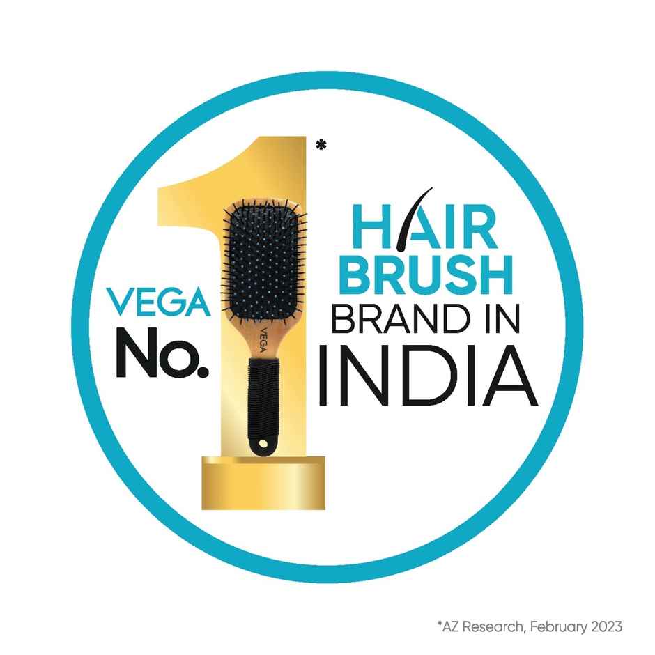 VEGA Flat Hair Brush For Men And Women| Reduces Snags | Detangle And Tangles | E32Fb
