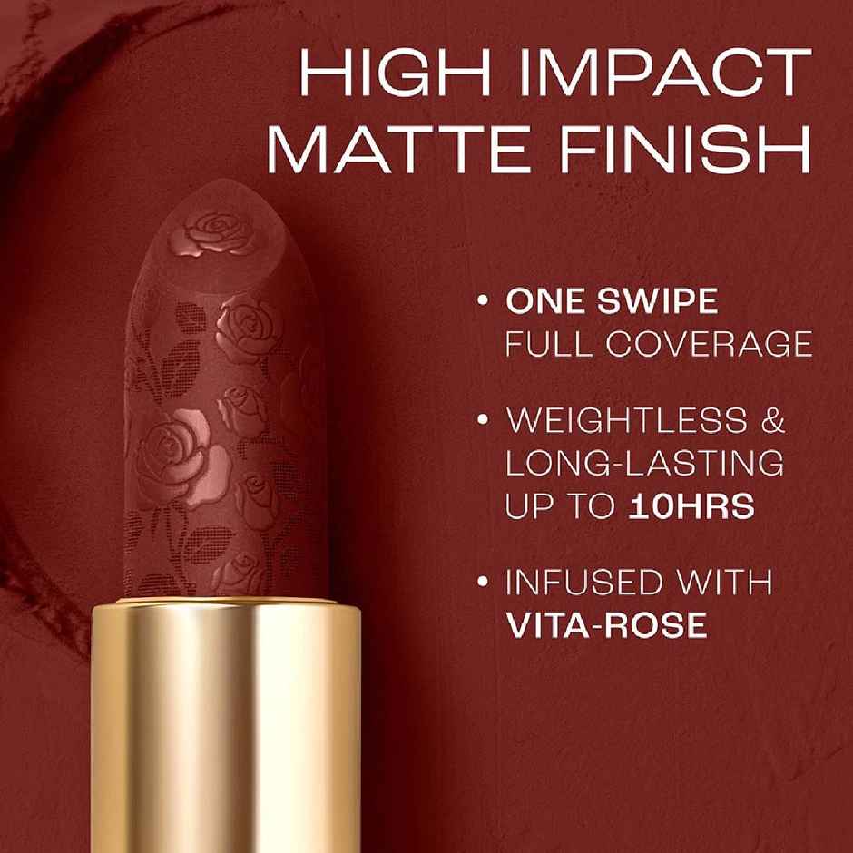 Lakme Rouge Bloom Powder Matte Bullet Brick Bloom 210