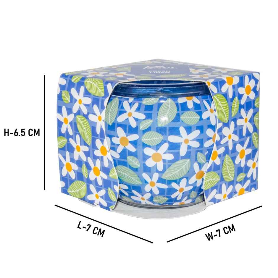 Shrink Sleeve Glass Candle | Fresh & Linen | Home Decor | Pan Aromas