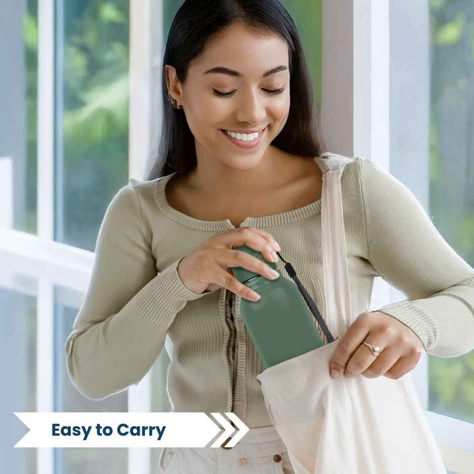 Flair Stainless Steel Oxy Inner Insulated Water Bottle | Green | 900 ml