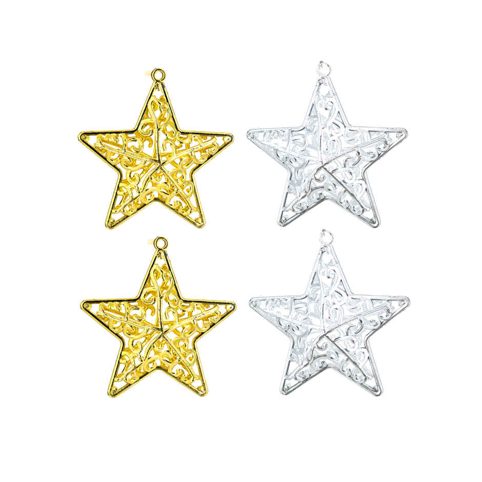 Christmas Tree Star Ornaments | Multicolour | Gullak