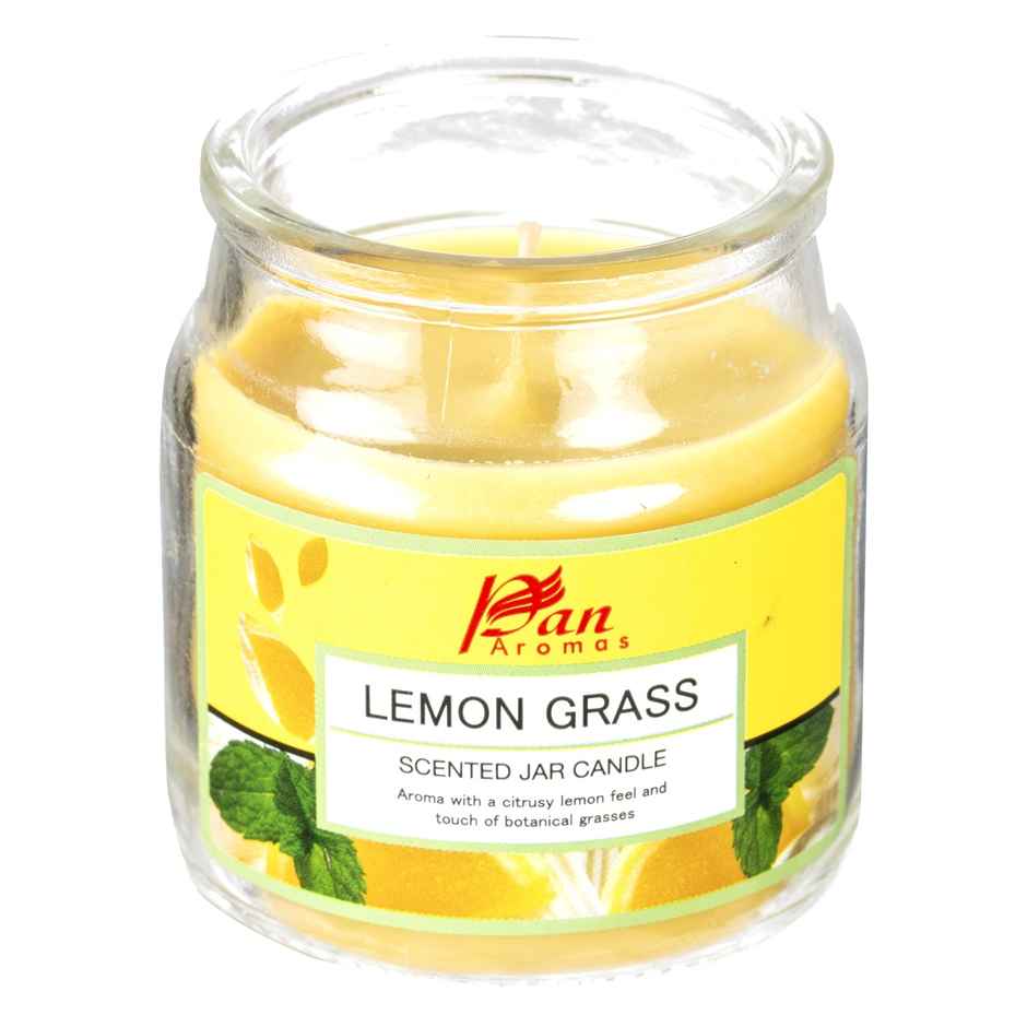 Pan Aromas Jar Candle With Lid | Lemon Grass