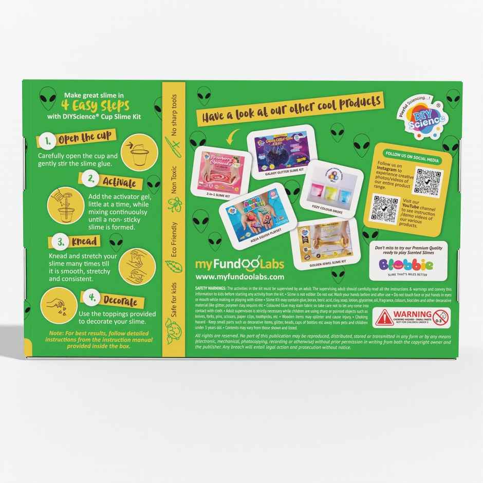 DIY Science Creepy Alien Slime Kit