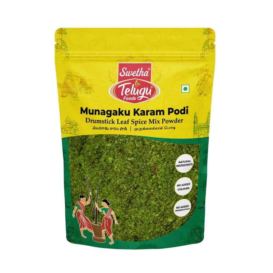 Swetha Telugu FOODs Munagaku Karam Pouch