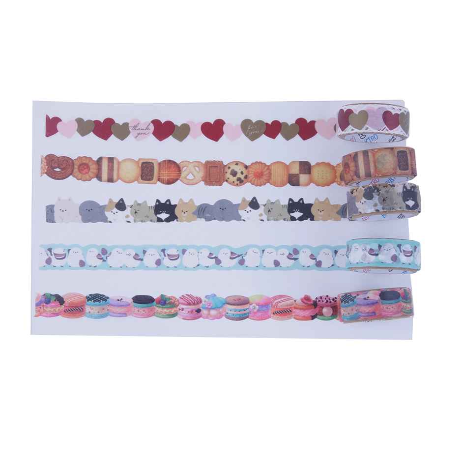 Brustro Die - Cut - Creations Set Of 5 - 15Mmx3M