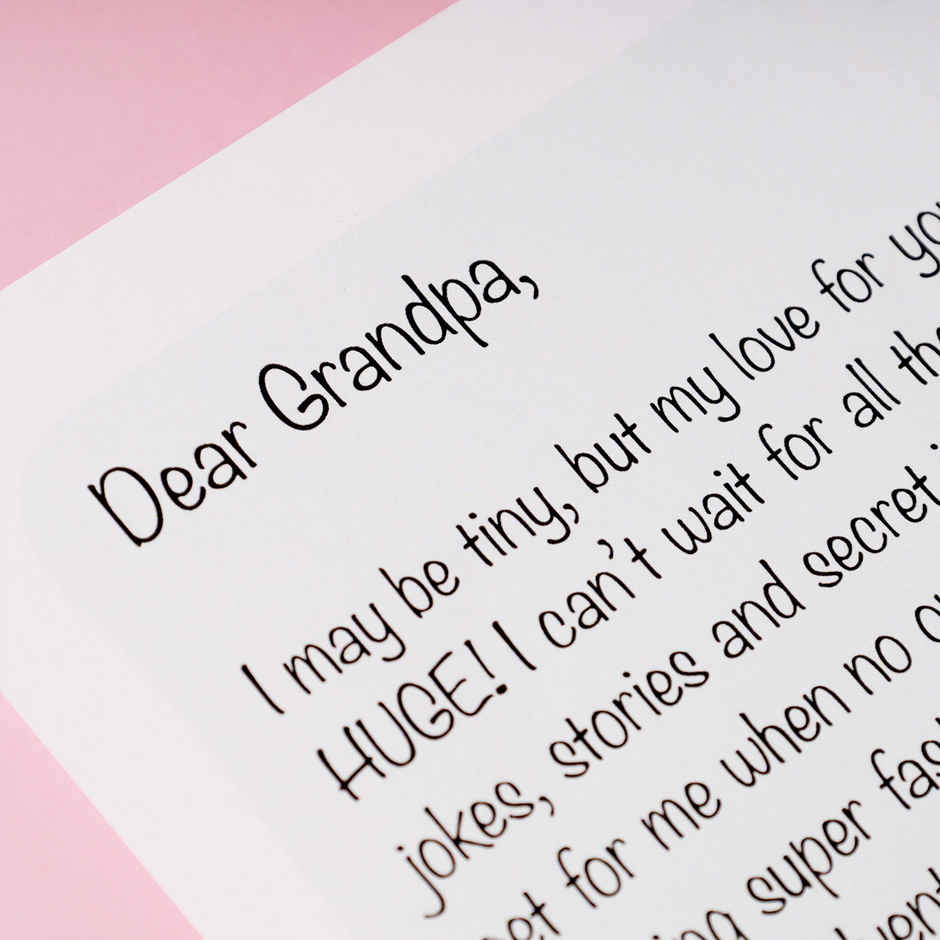 Happy Mail Letter For Grandpa