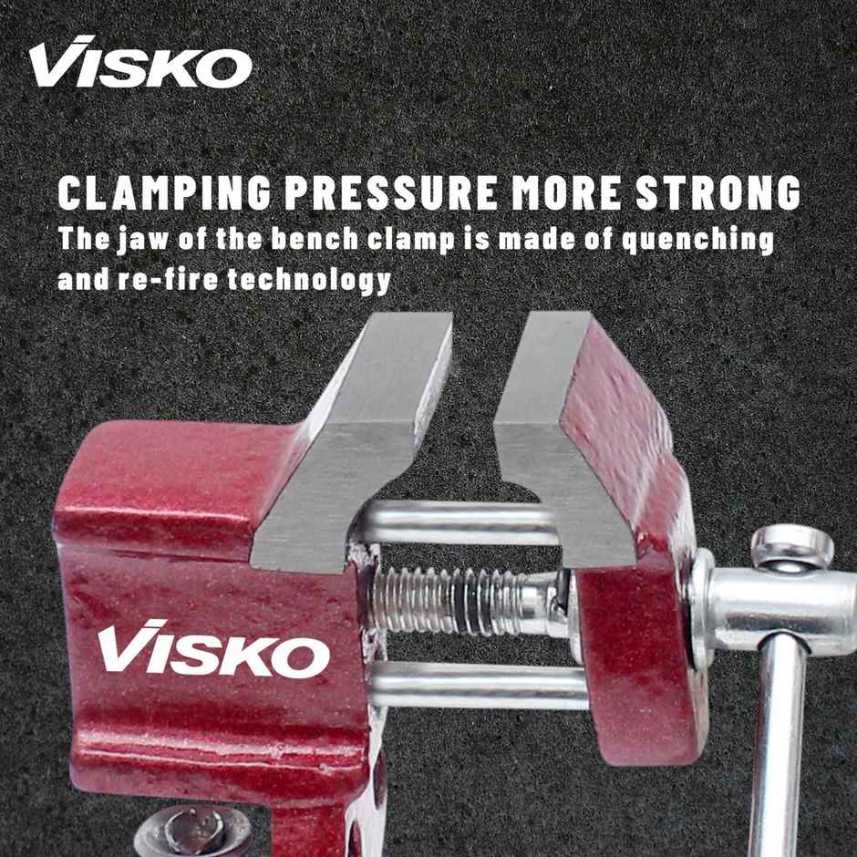 Visko 753 Baby Vise Pin Type With Clamp 25Mm Multi Vise Tool