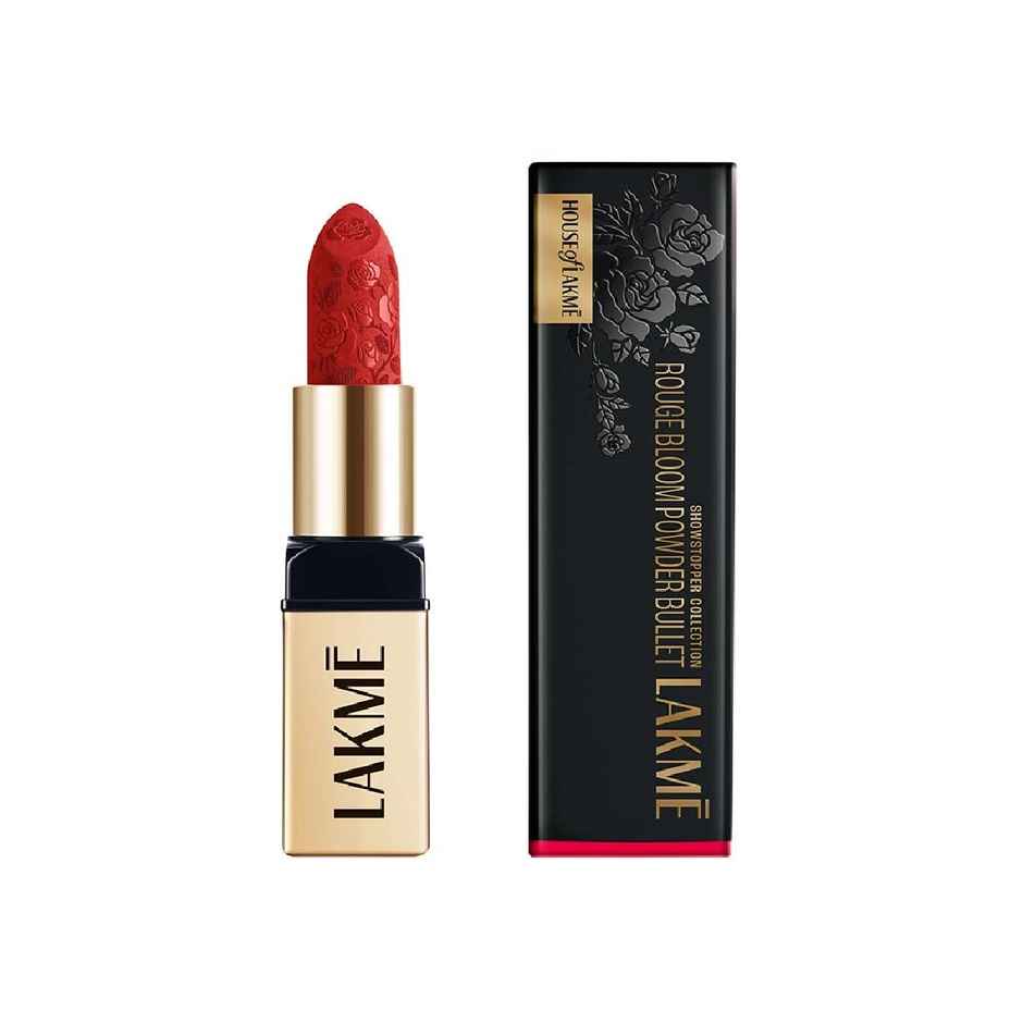 Lakme Rouge Bloom Powder Matte Bullet Scarlet Rose 209