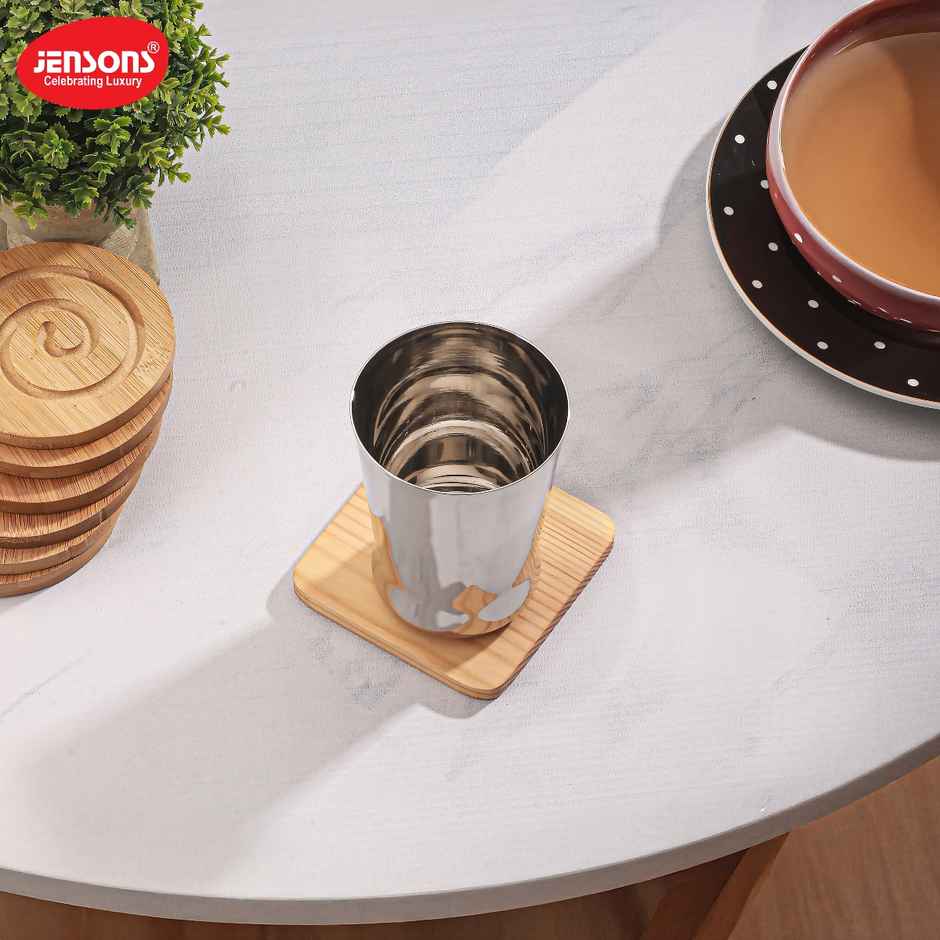 Jensons Stainless Steel Belly Glass 300 ml