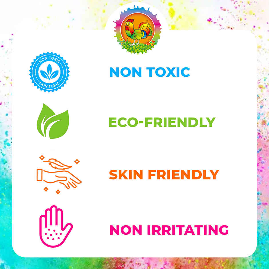 Holi Colour Cloud Cylinder Spray | Pink | 4 kg | Cock