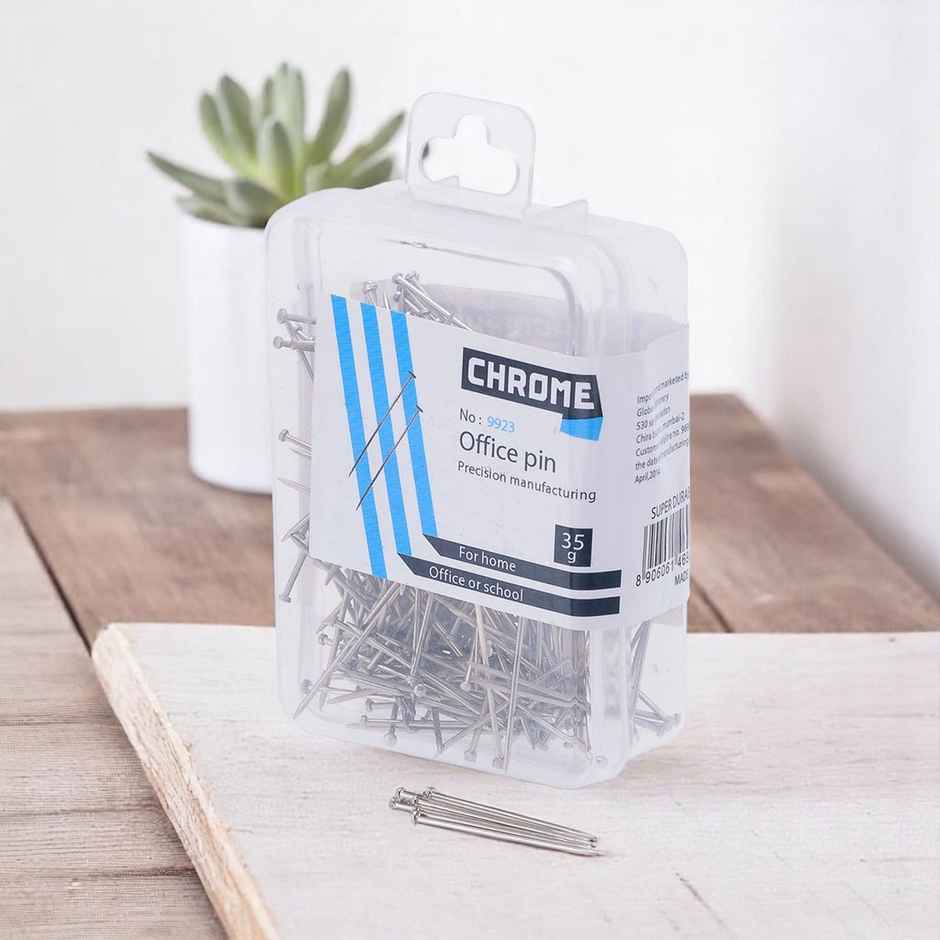 Chrome Paper Pins