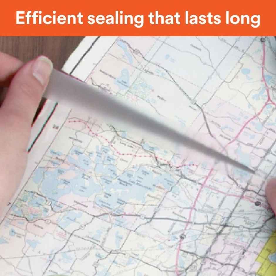 Scotch Transparent Tape - Polypropylene Yellow | Clear Tape | 2.4 mm x 25 m