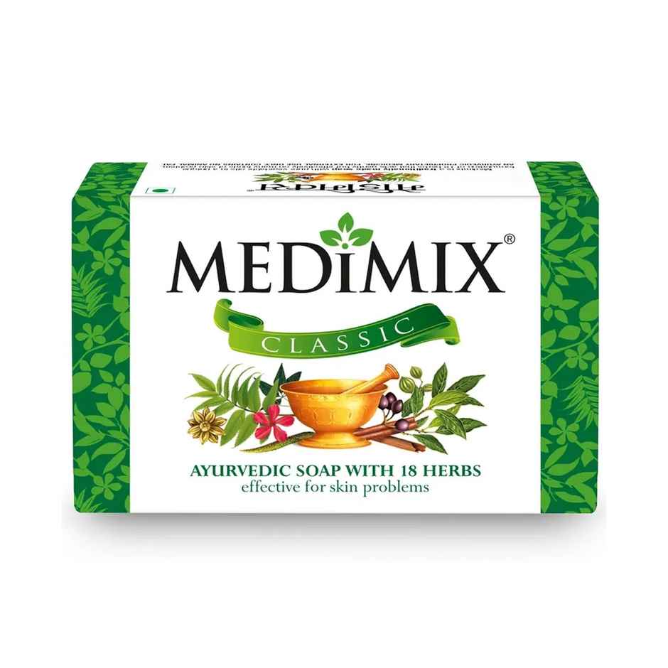 Medimix Classic Ayurvedic Traditionally Made Soap with 18 Herbs