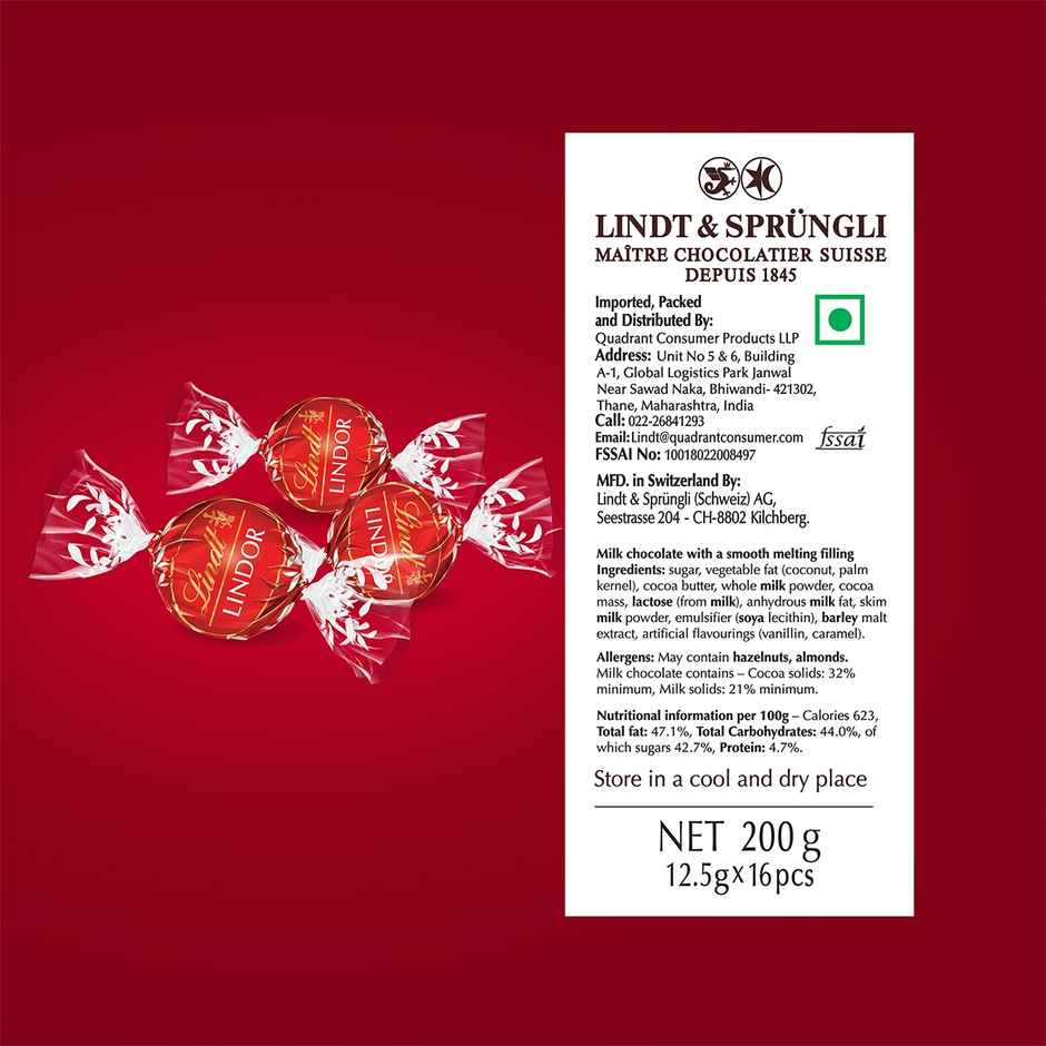 Lindt Lindor Milk | Smooth & Creamy Chocolate