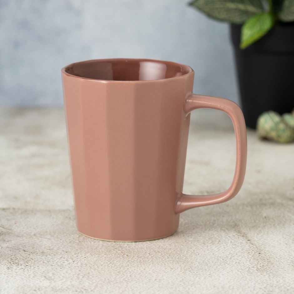 Clay Craft Fine Ceramic Armada Microwave Safe Coffee and Milk Mug | 320 ml | Lilac