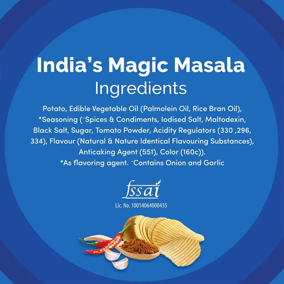 Lay's India's Magic Masala Potato Chips | Crunchy & Enjoyable