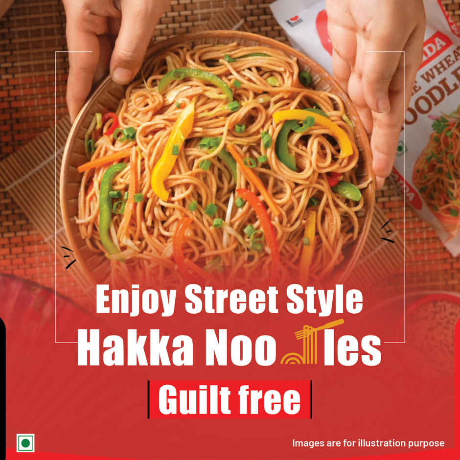Ching's Secret Whole Wheat Noodles | No Maida | Air Dried-Not Fried | High Fiber Atta Noodles