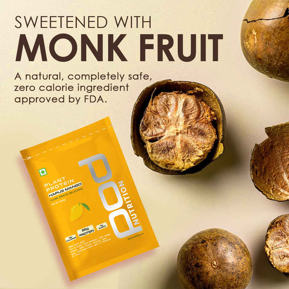 Pod Nutrition Hapus Mango Plant Protein - 26G Protein - Single Serve