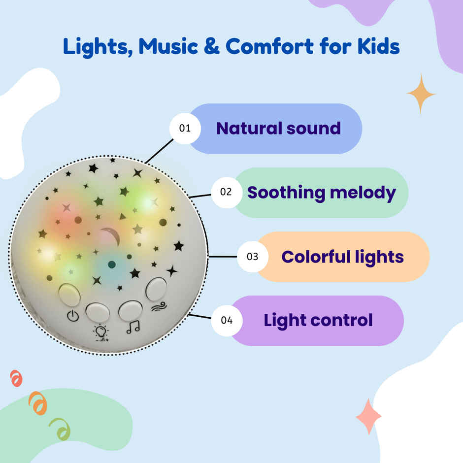 Toytales Elephant | Soft Toy | Star Projector | Lighting Toys | Elephant Toy | Electronic Toys